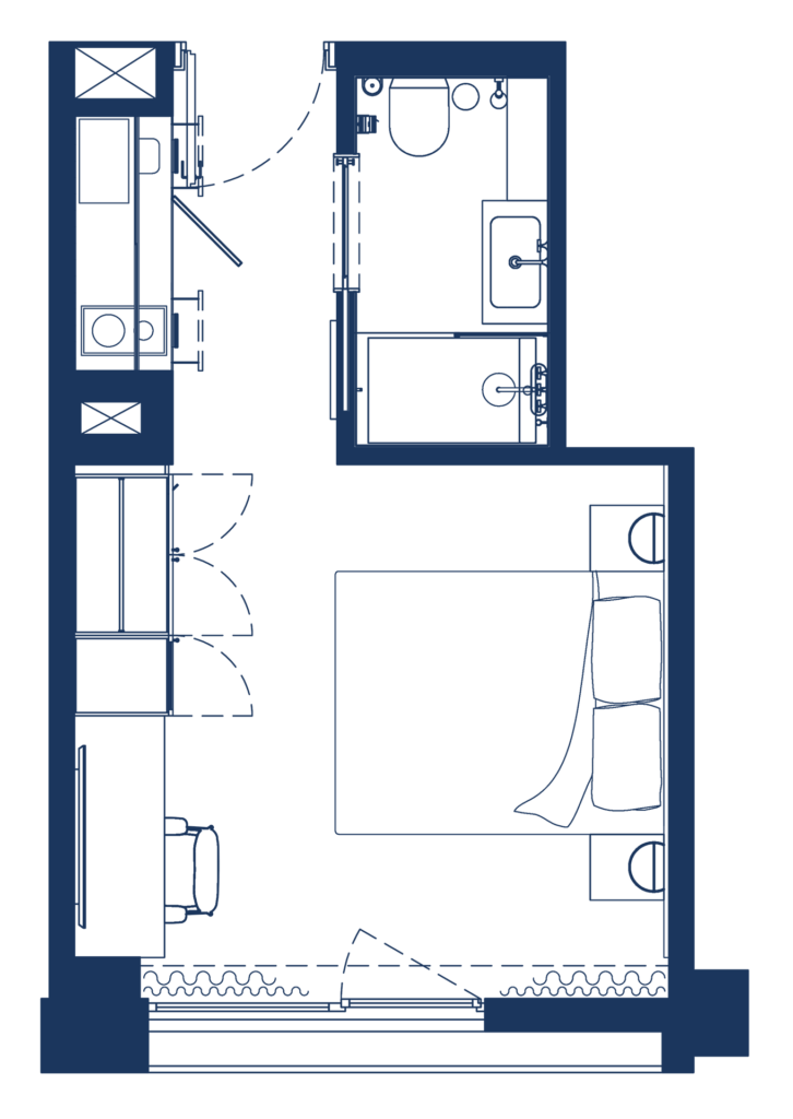 Plano Tower Studio Coliving La Fabrica &Co